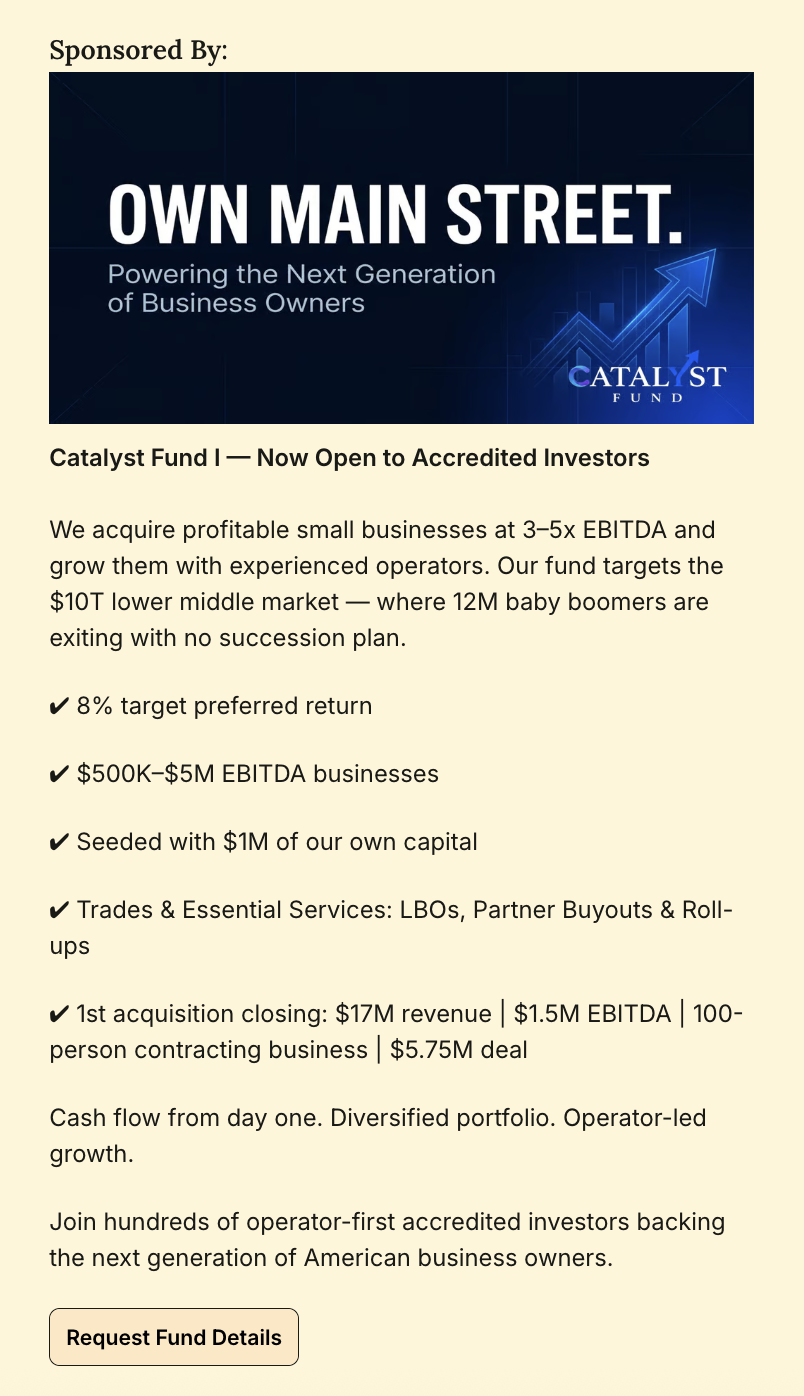 Sample sponsored placement that ran in the Accredited newsletter